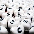 decorate beads/plastic beads/heart shape beads/letter beads